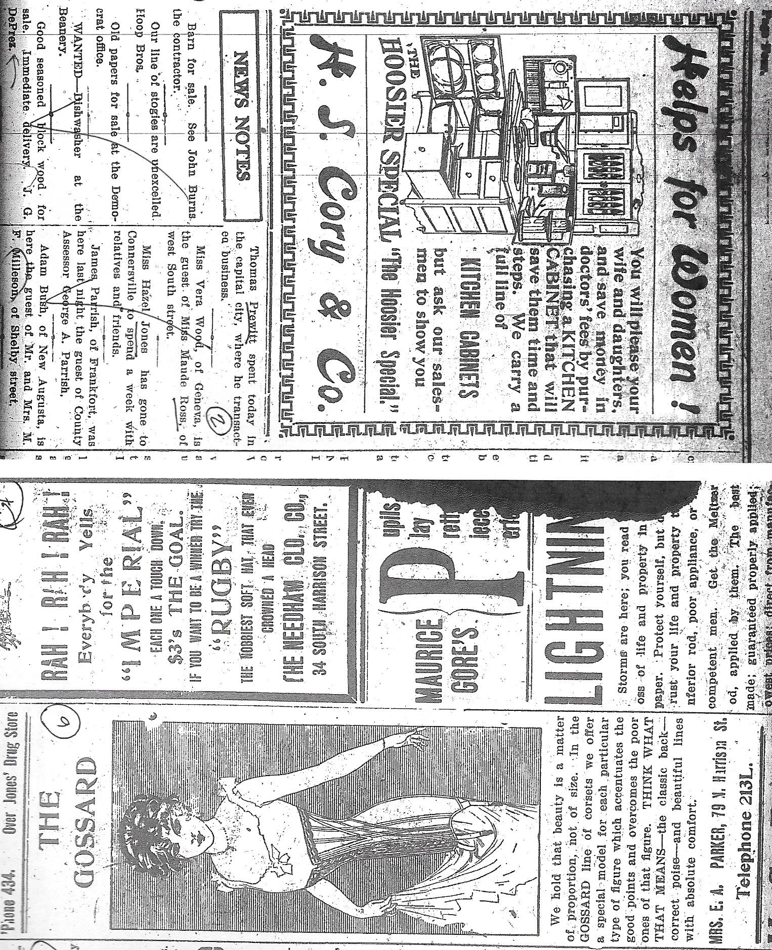 Howard County Indiana Busted Newspaper - xdsfkir